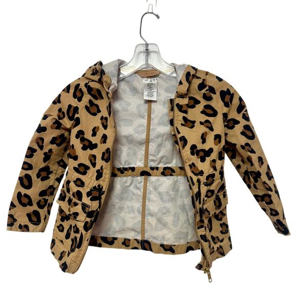Max Studio Kids Leopard Hooded Jacket + Matching Mini Crossbody – XS / 4 - Picture 2 of 7